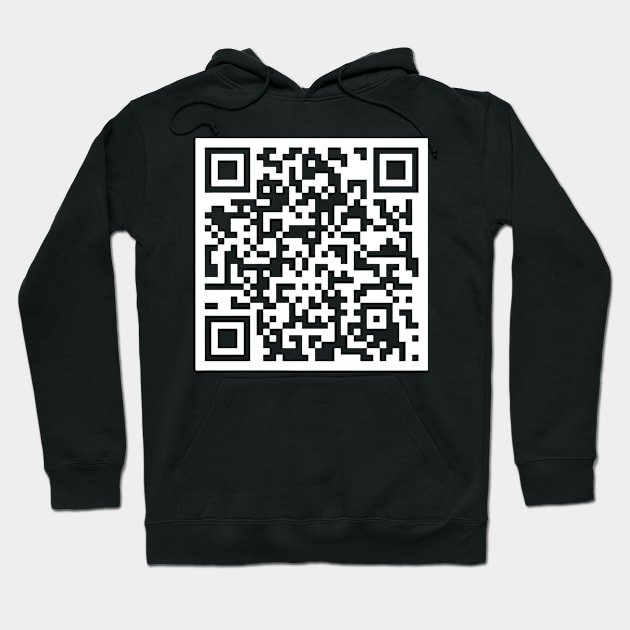 Fuck You QR Code Hoodie by celestewilliey